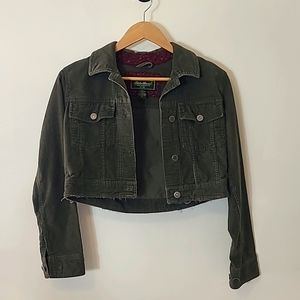 Cropped Corduroy Jacket *90's*grunge*